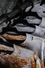 Ban Restructure Mud TシャツとRestructure Series Mud Dye Tee(プロクラブ)(ダメージあり)