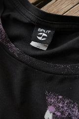 Split Street Fashion Full Print Face T-shirt California surfing skateboard brand full print short Tee