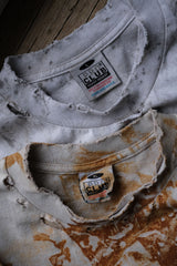 Ban Restructure Mud TシャツとRestructure Series Mud Dye Tee(プロクラブ)(ダメージあり)