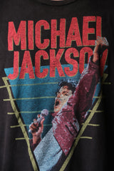 Vtg MIchael Jackson Pop King T-shirt Pop King Michael Jackson printed short Tee
