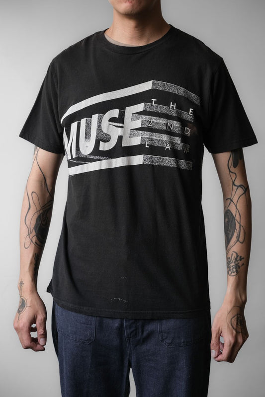 Vtg Muse The 2nd Law Album Band T-shirt 謬思樂團 印花短Tee