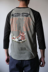 Vintage Green Day 1995 Insomniac Tour T Shirt Young Years Tour 3/4 Sleeve Baseball Tee Rare
