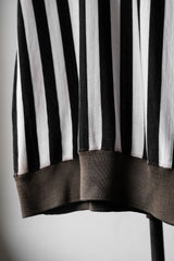 1960年代の「ウィルソン」ストライプハーフジップレフリージャージシャツ タロンジッパー ヴィンテージニットハーフジップレフリーシャツ