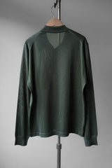 ヴィンテージL/Sメッシュポロシャツ ヴィンテージメッシュシースルー長袖ポロシャツ