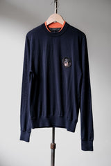 Givenchy Rottweiler Patch Knit Sweater Givenchy Rottweiler Patch Knit Sweater