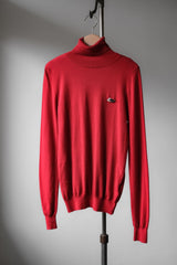 ラブモスキーノ ハートブローチニットタートルネックセーター