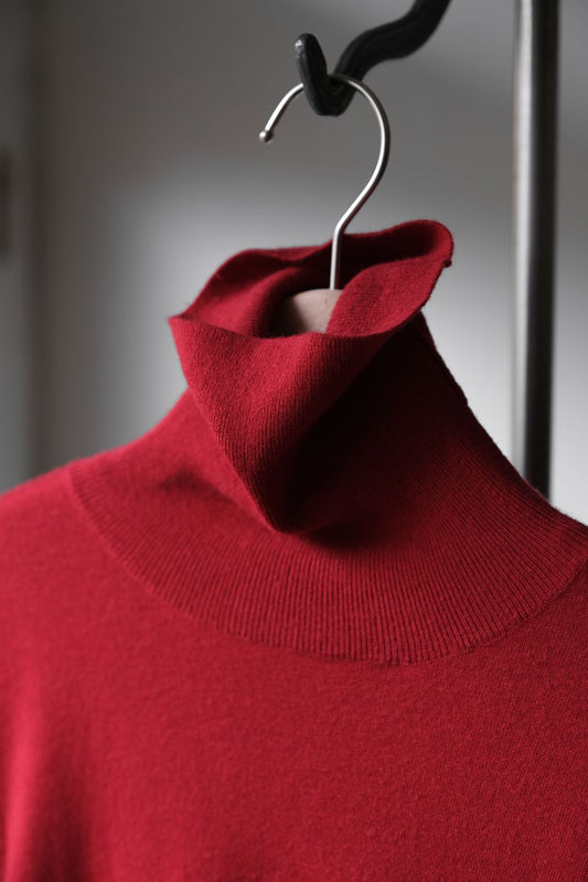 Love Moschino Heart Brooch Knit Turtleneck Sweater