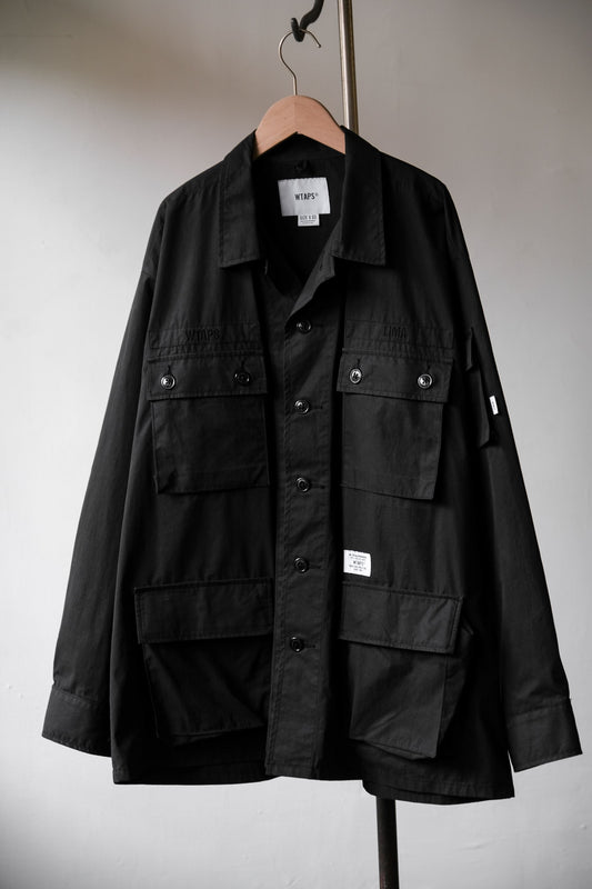 WTAPS 18S/S ジャングル L/S シャツ 西山徹 ミリタリーシャツジャケット 日本製