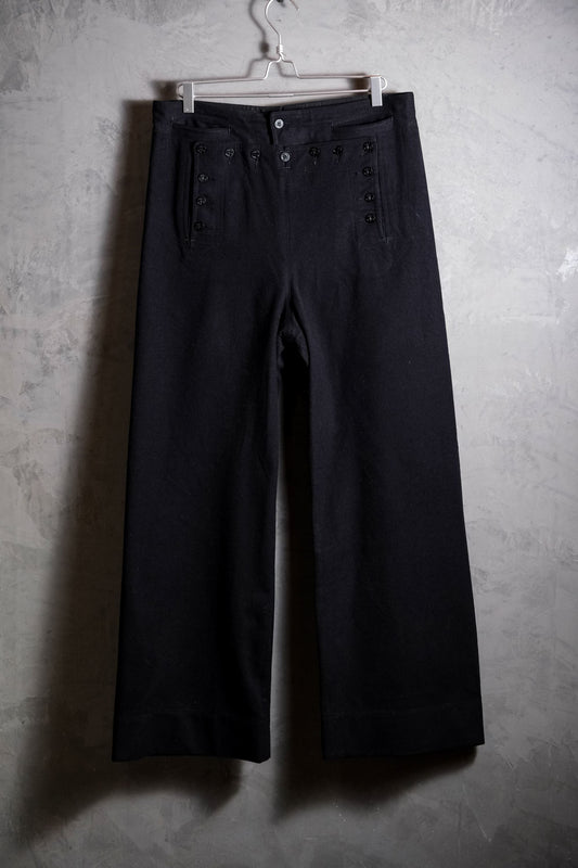 USNAVY Vintage 13 Button Wool Sailor Wide Pants US Navy Issue 13 Button Wool Sailor Wide Pants