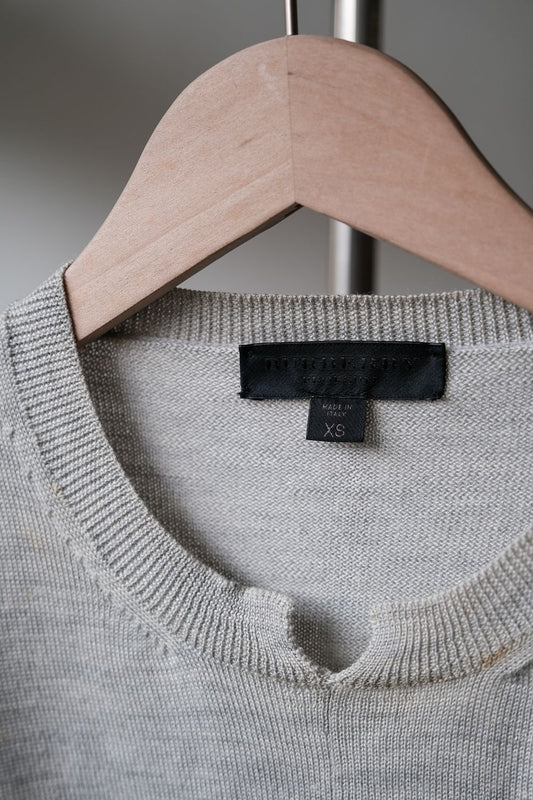 BURBERRY Cashmere Knit Striped Sweater