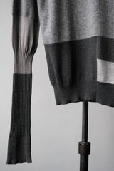 バーバリー カシミアニット ストライプセーター