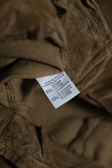 Vintage Western Style Corduroy Flared Pants Made in Italy