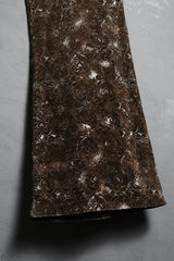 「CLOCKHOUSE」ペイズリープリントコーデュロイフレアパンツ