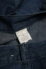 1970's Vintage Denim Lace Up Bottom Jeans 42 Talon zipper Vintage lace-up flared denim pants W32