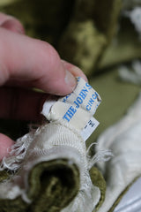 「ジョン・シリト社」ヴィンテージベルベットワイドレッグパンツ ライトニングジッパー 英国製ヴィンテージ光沢のあるベルベットワイドレッグパンツ