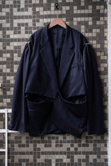 Ban Restructure Shiftable-Zipper Suit Jacket 伴重製可拆式拉鍊西裝外套 (MICHEL RENÉ)