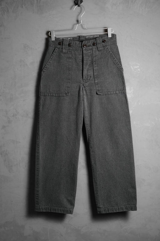 ARTS & SCIENCE Canvas Work Pants 日本選物店品牌 復古帆布吊帶扣工作褲