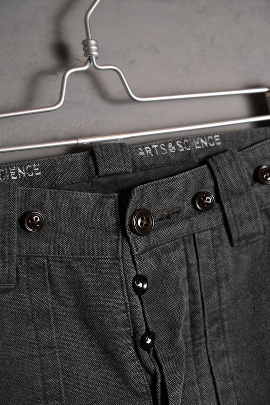ARTS & SCIENCE Canvas Work Pants 日本選物店品牌 復古帆布吊帶扣工作褲