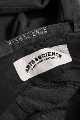 ARTS & SCIENCE キャンバスワークパンツ 日本のセレクトショップブランド ヴィンテージキャンバス サスペンダーバックル ワークパンツ