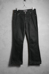 JP DENIM Vintage Black Flared Jeans 日本古著黑丹寧喇叭褲