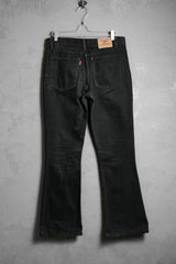 JP DENIM Vintage Black Flared Jeans 日本古著黑丹寧喇叭褲