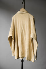 ”Career Club” Vintage Terry Cloth Polo Shirt Made in USA 古著毛巾布長袖Polo衫