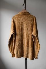 ヴィンテージ テリークロス ポロシャツ アメリカ製 ヴィンテージ テリークロス 刺繍入り 長袖ポロシャツ