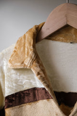 ヴィンテージテリークロスオープンカラーポロシャツ アメリカ製 ヴィンテージテリークロスロングスリーブオープンカラーポロシャツ