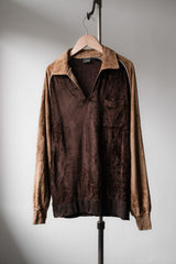 ”Sigallo” Vintage Terry Cloth Open Collar Polo Shirt 古著雙色毛巾布開領Polo衫