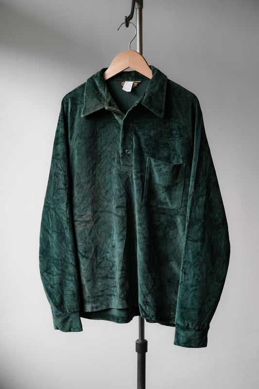 ”SEARS Sportswear” Vintage Terry Cloth Polo Shirt Made in USA 古著毛巾布長袖Polo衫 美國製