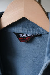 ”SLALOM” Vintage Terry Cloth Polo Shirt Made in Japan 古著毛巾布開領Polo衫 領口無綁繩 日本製