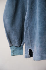 ”SLALOM” Vintage Terry Cloth Polo Shirt Made in Japan 古著毛巾布開領Polo衫 領口無綁繩 日本製