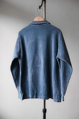 ”SLALOM” Vintage Terry Cloth Polo Shirt Made in Japan 古著毛巾布開領Polo衫 領口無綁繩 日本製