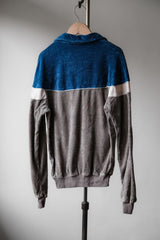 「Peterb」ヴィンテージテリークロスオープンカラーポロシャツ(台湾製)