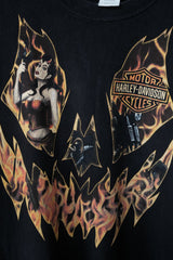 HARLEY-DAVIDSON 2011 Four Rivers Tee Harley-Davidson Halloween Lantern Print Short Kicks