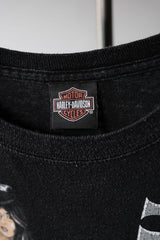 HARLEY-DAVIDSON 2011 Columbia Tee 哈雷·戴維森 機車女郎印花短踢