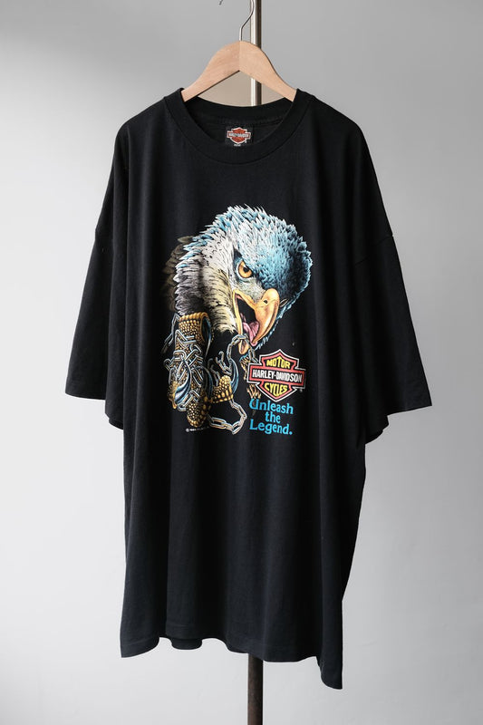 HARLEY-DAVIDSON 1989 Vintage Southernmost Roder Tee Made in USA Single Stitch 古著哈雷·戴維森老鷹印花短踢 美國製