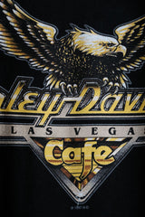 HARLEY-DAVIDSON 1997 Vintage Las Vegas Cafe Tee Made in USA