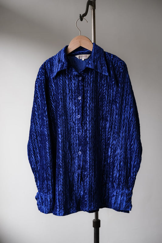 ”EXTARP” Vintage Velvet Shirt 古著直紋絨布襯衫