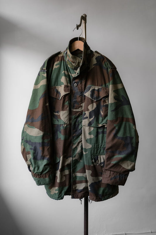 U.S.ARMY 1990’s M-65 Camo Field Jacket John Ownbey Inc. 美軍公發 林地迷彩野戰夾克