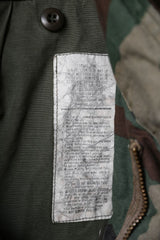 USARMY 1990's M-65 Camo Field Jacket John Ownbey Inc. US Army issued woodland camouflage field jacket