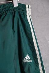 Adidas 90's Vintage Nylon Track Pants Adidas nylon shrink sports pants zipper at the bottom