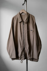 CONFECT UpcycleLino Super Water-Repellent Linen Omi-Zarashi Zip Shirt 日本設計師品牌 棉麻皺摺拉鏈襯衫外套 卡其