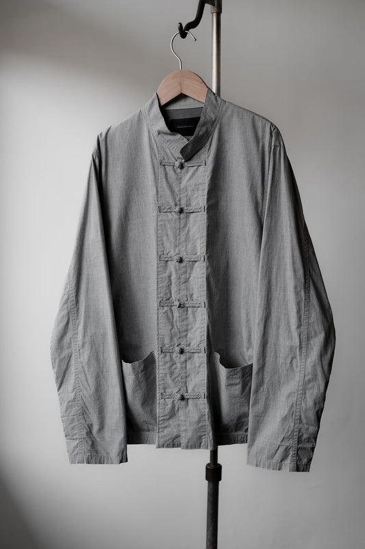 John Undercover 16S/S Side Zip Chinese Shirt 側拉鍊立領中國結唐裝襯衫