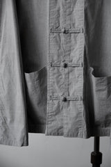 John Undercover 16S/S Side Zip Chinese Shirt Side Zip Stand Collar Chinese Knot Tang Suit Shirt