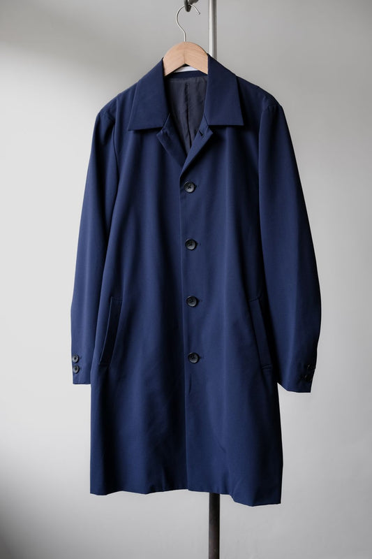 STUDIOUS Navy Balmacaan Coat Japanese brand Balmacaan coat