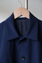 STUDIOUS Navy Balmacaan Coat Japanese brand Balmacaan coat