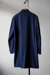 STUDIOUS Navy Balmacaan Coat Japanese brand Balmacaan coat