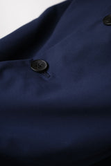 STUDIOUS Navy Balmacaan Coat Japanese brand Balmacaan coat