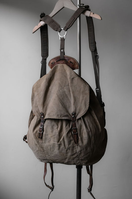Swedish Army WWII M-39 Rucksack Backpack 二戰瑞典軍用帆布後背包 E